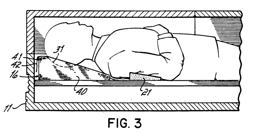 Batesville Services Casket Pillow Patent Diagram