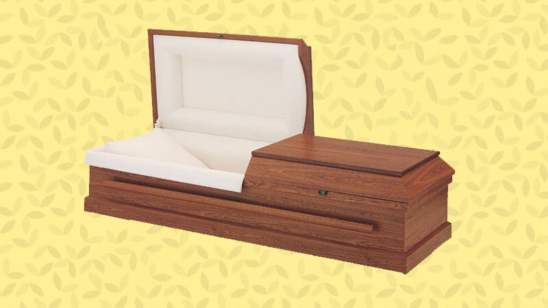 composite board casket