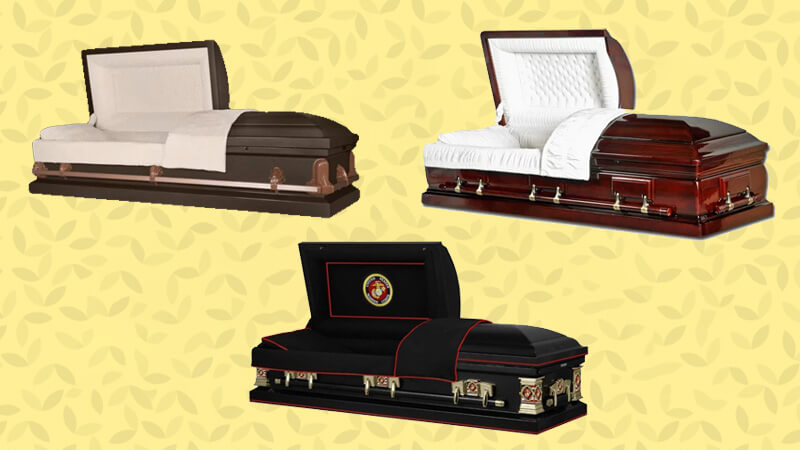 examples of walmart caskets