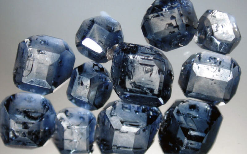 rough blue algordanza diamonds