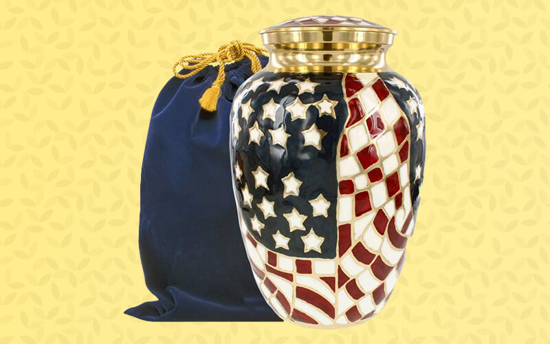trupoint memorials american flag cremation urn