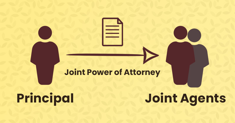 joint power of attorney principal and agents diagram
