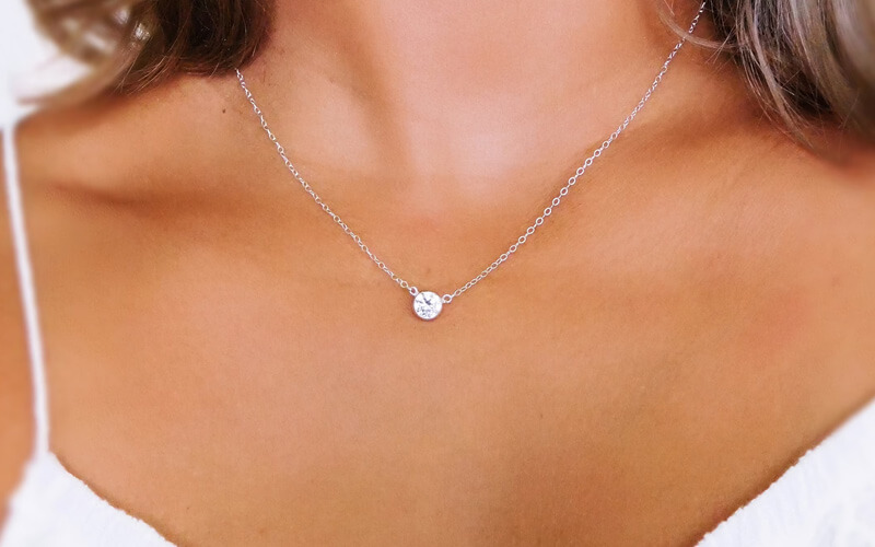 cremation diamond necklace