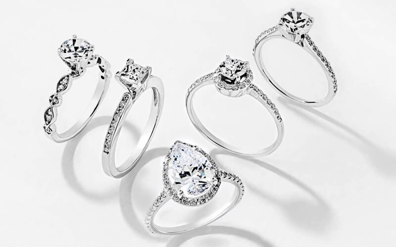 examples of cremation diamond jewelry settings