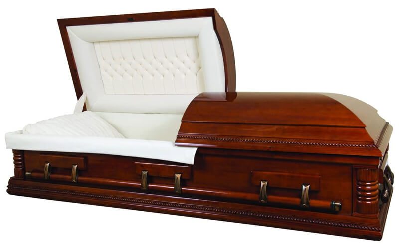 overnight caskets poplar mahogany wood casket