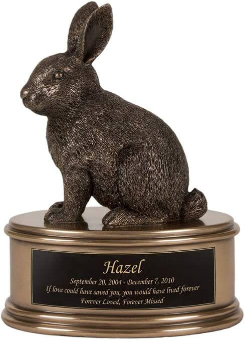 rabbit cremation urn