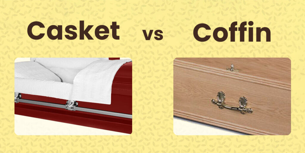 casket vs coffin handles for pallbearers