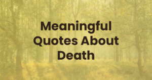 quotes about death header image